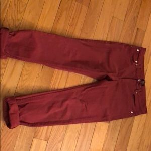 Apc jeans coral colored